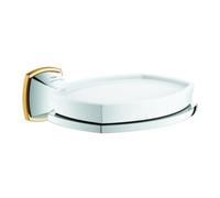 Grohe Grohe Support Grandera avec porte-savon en céramique, chrome/or Quantité:1