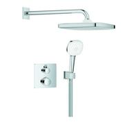 Grohe Grohe Système de douche encastré Grohtherm 103995 carré 2 ASV pour cadre de douche Mono chromé Quantité:1