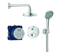 Grohe Grohe Système de douche encastré Grohtherm avec thermostat encastré, chrome Quantité:1