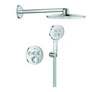 Grohe Grohe Système de douche encastré Grohtherm SC 103997 rond 3 ASV pour cadre de douche Duo chrome Quantité:1
