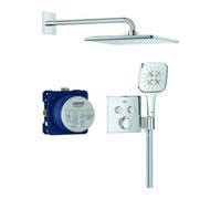Grohe Grohe Système de douche encastré Grohtherm SmartControl 34865 THM forme carrée 2 ASV chrome Quantité:1