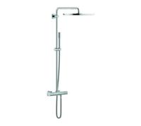 Grohe Grohe Système de douche Rainshower 400 avec thermostat AP, montage mural, chrome Quantité:1