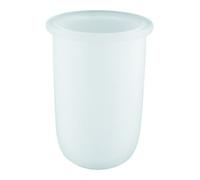 Grohe Grohe Verre de rechange Essentials satin blanc, pour ensemble brosse WC Quantité:1