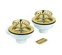 Grohe Grohe Vidage d'évier 40997 1 bac sans excentrique cool sunrise brossé Quantité:1