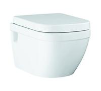 Grohe Grohe WC suspendu, céramique Euro, blanc alpin, sans rebord, sortie horizontale, avec abattant Quantité:1