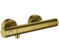 GROHE Mitigeur thermostatique Grohtherm 1000 M – EcoJoy, poignée débit – Sunrise brossé (or)
