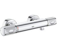 Mitigeur Thermostatique Douche Grohe Grohtherm 1000 Performance avec Rosette en Métal Chromé