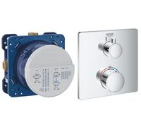 GROHE Grohtherm 24078 000 Mitigeur Douche Thermostatique 1 Sortie, Rapido Valve