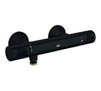 Grohe Grohtherm 500 thermostat de douche 347932430 montage mural, noir mat