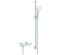 Grohe Grohtherm 800 Cosmopolitan Mitigeur thermostatique de douche Set, incl. Tempesta Set de barre de douche 900mm, 34769001