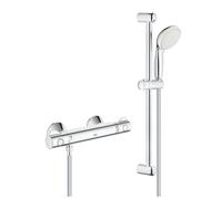 Grohe - Grohtherm 800 Mitigeur thermostatique douche 1/2" avec ensemble de douche, Chrome (34565001)