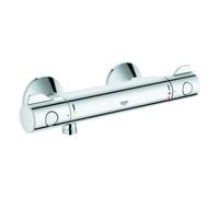 GROHE grohtherm 800 Mitigeur thermostatique douche avec connexions EcoJoy et poignée de volume avec bouton éco chrome 34558000