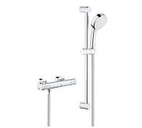 Grohe Grohtherm 800 Thermostat de douche Cosmopolitan 34768000 chrome, DN 15, avec set de douche