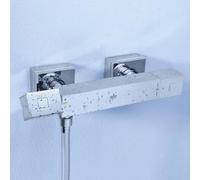 Grohe Grohtherm Cube Mitigeur thermostatique de douche en applique, 34488000,