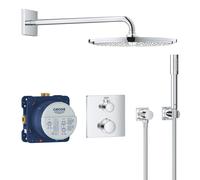 Grohe Grohtherm Ensemble de douche encastré avec mitigeur thermostatique, 34730000,