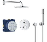 Grohe Grohtherm ensemble de douche encastré avec thermostat oui StarLight Chrome 34732000