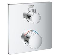 Grohe Grohtherm mitigeur bain-douche encastrée avec thermostat StarLight Chrome 24080000