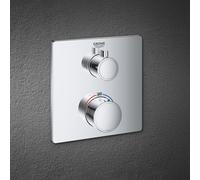 Mitigeur de douche thermostatique Grohe Grohtherm avec inverseur 2 voies intégré, chromé - 24079000