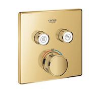Grohe Grohtherm Smartcontrol Mitigeur baignoire - thermostatique - avec inverseur - Cool sunrise brillant (or) 29124gl0