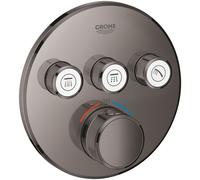Grohe Grohtherm SmartControl mitigeur bain-douche encastrée avec thermostat Hard Graphite 29121A00