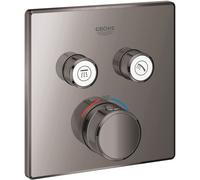 Grohe Grohtherm SmartControl mitigeur bain-douche encastrée avec thermostat Hard Graphite 29124A00