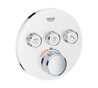 Thermostatique encastré GROTHERM SMARTCONTROL GROHE 29904LS0 - 3 sorties - blanc
