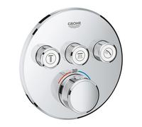 GROHE Grohtherm SmartControl - Façade pour mitigeur thermostatique pour 3 sorties chrome