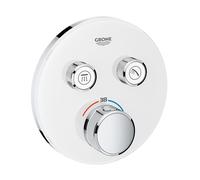 Grohe douche Grohe Smartcontrol 29151LS0, blanc lune, 2 robinets d'arrêt