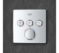 GROHE THERMOSTATIQUE POUR INSTALLATION ENCASTRÉE 3 SORTIES