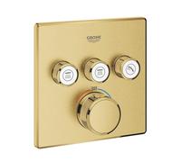 GROHE Thermostat Grohtherm SmartControl 29126GN0 3 vannes d'arrêt – lever de soleil frais brossé