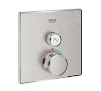 Grohe Grohtherm SmartControl Mitigeur thermostatique encastré de douche pour 1 sortie, supersteel 29123DC0