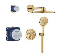 Grohe Grohtherm Smartcontrol Perfect Douche pluie - complète - Cool sunrise brillant (or) 34863gl0
