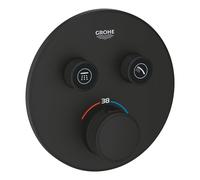 Grohe Grohtherm SmartControl pour mitigeur encastré thermostatique avec inverseur noir Phantom 29507kf0