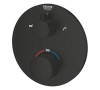 Grohe Grohtherm Smartcontrol Robinet - thermostatique - avec inverseur 2 voies - rond - noir mat 1022102430