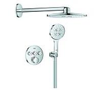 Grohe Grohtherm SmartControl système de douche 1039970000 encastré, rond, 3 robinets d'arrêt, duo, chromé
