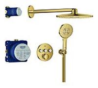 Grohe Grohtherm Smartcontrol système de douche 34863GL0 encastré, cool lever du soleil