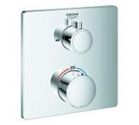 Grohe jeu de finition 24080000 chromé , thermostat de chromé avec chromé 2 voies
