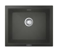Evier 1 cuve 533 x 457 mm gris granite quartz composite K700U