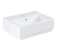 GROHE lave-mains Cube ceramic, largeur 45 cm, profondeur 35 cm, avec trop-plein, porcelaine vitrifiée, traitement anti-bacterien, blanc alpin, 3948300H (Import Allemagne)