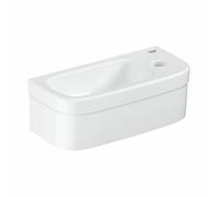 Grohe lave-mains EURO KERAMIK Mini, suspendu, 1 trou pour robinet, avec trop-plein 370 x 180 mm PureGuard/blanc alpin