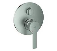 Grohe Lineare 24095DC1 supersteel, mitigeur monocommande dissimulé avec inverseur 3 voies