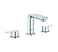 GROHE Mitigeur lavabo Lineare 20304001 chromé avec garniture de vidage 3 trous