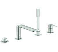Grohe Lineare, combiné monotrou/bain, saillie 212mm, 19577DC1, Couleur: acier super