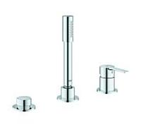 Grohe mitigeur de Lineare 19965001 chromé , sans bec verseur, combinaison de rebord de bain