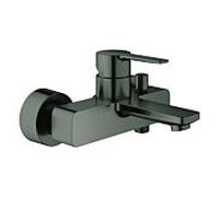Grohe Lineare Mitigeur monocommandé pour bain, montage mural, saillie 184mm, 33849AL1, Couleur: graphite dur brossé