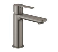 Grohe Lineare mitigeur monocommande de lavabo 23106AL1 graphite dur brossé, taille S, corps lisse, push-open garniture de vidange