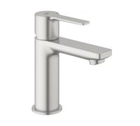 Grohe Lineare Mitigeur monocommandé pour lavabo, XS-Size, vidage Push-Open, bec 107mm, 23791DC1, Couleur: acier super