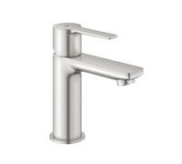 Grohe Lineare Mitigeur monocommandé pour lavabo, XS-Size, vidage Push-Open, bec 107mm, 23791DC1, Couleur: acier super