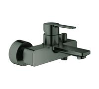Grohe Lineare Mitigeur monocommandé pour bain, montage mural, saillie 184mm, 33849AL1, Couleur: graphite dur brossé