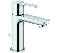 Grohe Lineare Mitigeur monocommandé pour lavabo, DN15, XS-Size, vidage à tirette, fonction Eco, saillie 107mm, chrome, 23790001